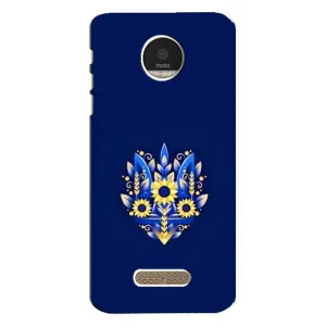 Чехол с картинкой (Патриотический ГЕРБ) на Motorola MOTO Z (герб)