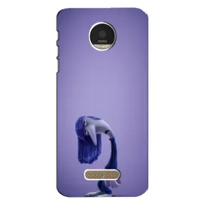 Чехол Головоломка для Motorola MOTO Z - (AlphaPrint) (Хандра)