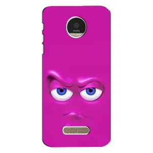 Силиконовые Чехлы (смешные стикеры) для Motorola MOTO Z (Хитрая мордочка)