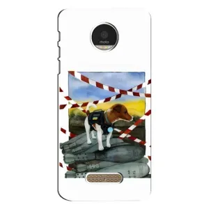 Чехол с принтом Собаки Патрон для Motorola MOTO Z (Храбрый Патрон)