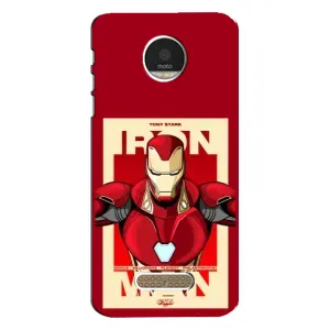 Чехол Супергерой Железный человек на Motorola MOTO Z (Iron man)