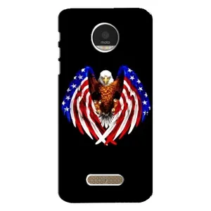 Чохол Прапор USA для Motorola MOTO Z (Крила США)