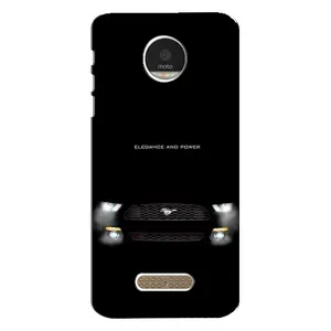 Чехлы с тематикой "Крутые машины" на Motorola MOTO Z (Черный Land Rover)