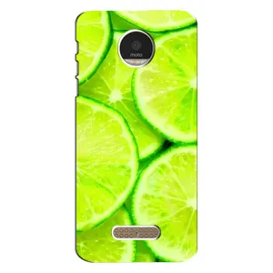 Чехол с изображением  вкусной еды для Motorola MOTO Z (Лайм)