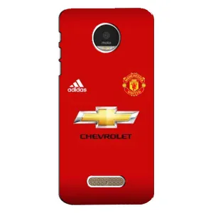 Силиконовые Чехлы принт Футбол на Motorola MOTO Z (Man United)