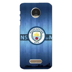 Силиконовые Чехлы принт Футбол на Motorola MOTO Z (ManCity)