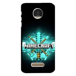 Чехол майнкрафт для Motorola MOTO Z (MineCraft 2)