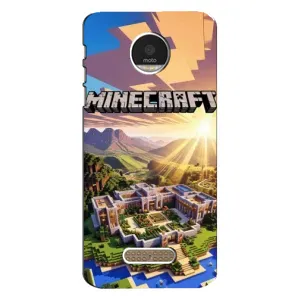 Чехол майнкрафт для Motorola MOTO Z (MINECRAFT)