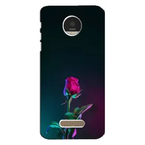 Чохли з принтом Троянд для Motorola MOTO Z (Нічна троянда)