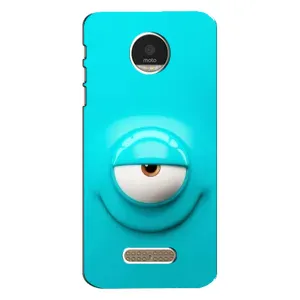 Силиконовые Чехлы (смешные стикеры) для Motorola MOTO Z (Одноглазик)