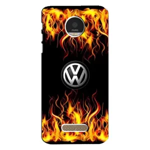Чехол "Фольксваген" для Motorola MOTO Z (Огненный Лого)