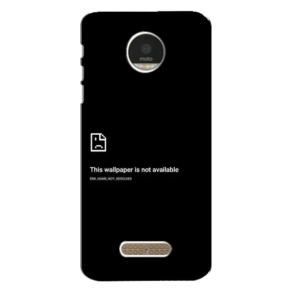 Чехол с рисунком «Ошибка» для Motorola MOTO Z Чехол с рисунком «Ошибка» для Motorola MOTO Z