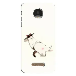 Чехол на тематику: Коты для Motorola MOTO Z (Отдых)