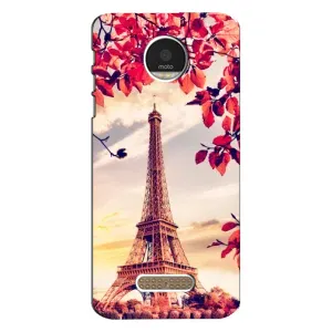 Чехол с Эйфелевой башней на Motorola MOTO Z (Paris photo)