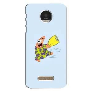 Чехлы с Патриком на Motorola MOTO Z (Патрик с подушкой)