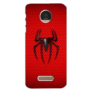 Чехол Супергерой Человека Паука на Motorola MOTO Z (Паук марвел)