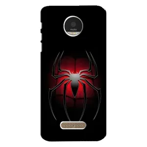 Чехол Супергерой Человека Паука на Motorola MOTO Z (Паук)