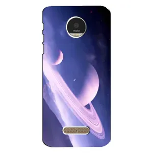 Чехлы КОСМОС для Motorola MOTO Z (Планета в космосе)
