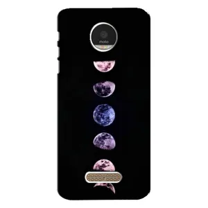Чехол (ТПУ) с планетами на Motorola MOTO Z (Плнеты)