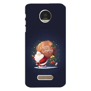 Чехол Санта Клаус для Motorola MOTO Z (Подарки от Санты)