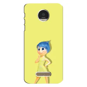 Чехол Головоломка для Motorola MOTO Z - (AlphaPrint) (Радость)