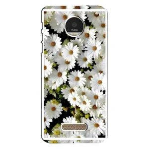 Чехол с ромашками на Motorola MOTO Z (Рамка в ромашках)