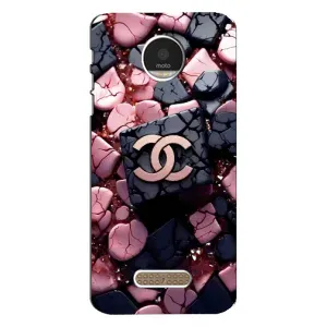 Чехол (Dior, Prada, YSL, Chanel) для Motorola MOTO Z (Шанель)