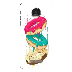 Чехол с изображением  вкусной еды для Motorola MOTO Z (Сочные пончики)