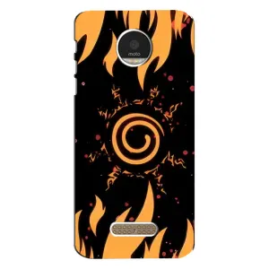 Купить Чехлы на телефон с принтом Anime для Motorola MOTO Z (Солнце Наруто)