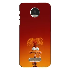 Чехол Головоломка для Motorola MOTO Z - (AlphaPrint) (Тревожность)