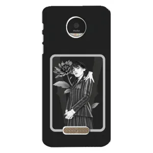 Чехлы с принтом Уэнсдей на Motorola MOTO Z (Венсдей картина)