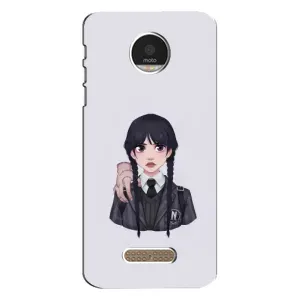 Чехлы с принтом Уэнсдей на Motorola MOTO Z (Вещь Венсдей)