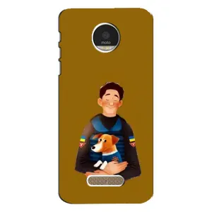 Чехол с принтом для Motorola MOTO Z (ЗСУ Патрон)