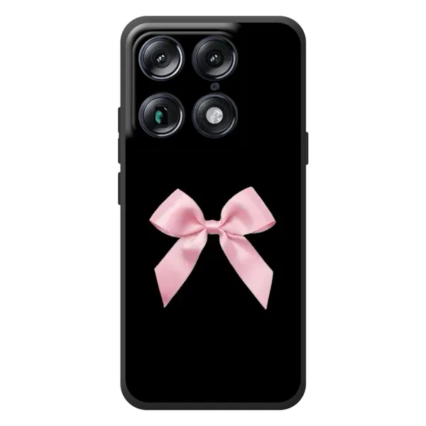 Чехол с рисунком «Бант на черном» для Motorola Signature