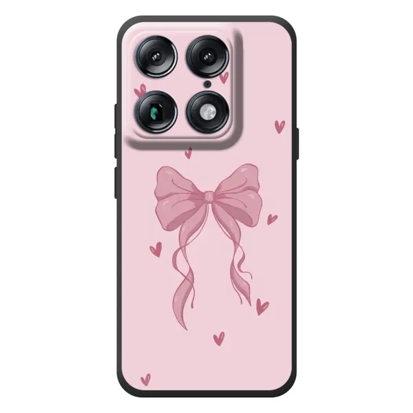 Чехол с рисунком «Бант на розовом» для Motorola Signature