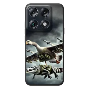 Чехол с мемами тралалело тралала для Motorola Signature (Гусини и крокодило)