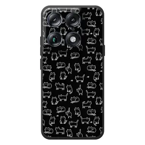 Чехол на тематику: Коты для Motorola Signature (Котики на черном)