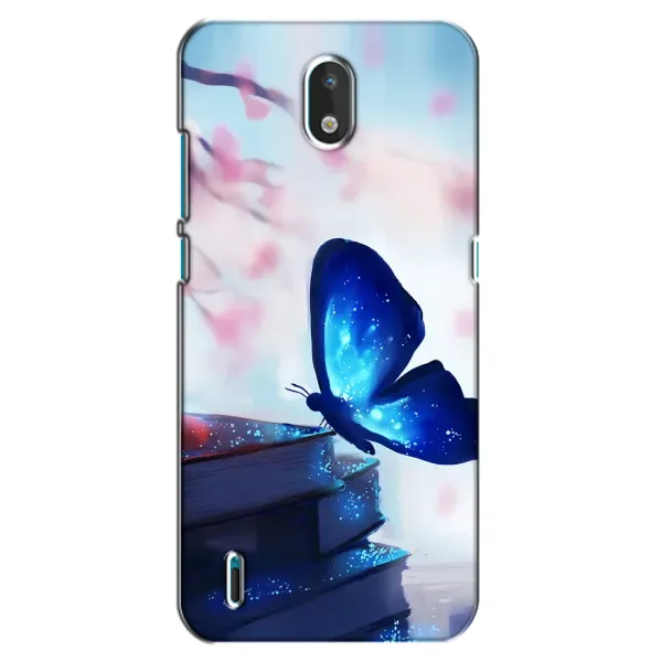 Чехол с рисунком «Бабочка синяя» для Nokia 1.3
