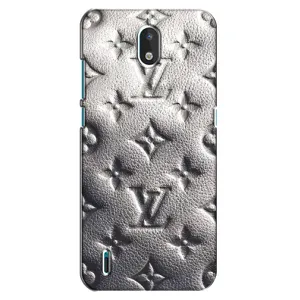 Текстурный Чехол Louis Vuitton для Нокиа 1.3 (Бежевый ЛВ)