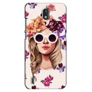 Чохол з картинкою Модні Дівчата Nokia 1.3 (Дівчина в окулярах)