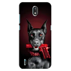 Чехол ДОБЕРМАН для Nokia 1.3 (Доберман злой)