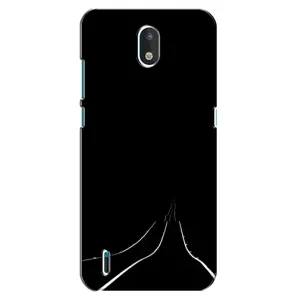 Чохол з картинками на чорному фоні для Nokia 1.3 (Дорога)