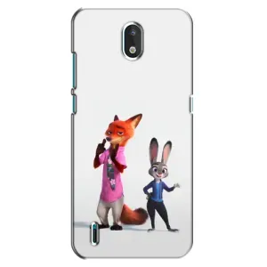 Силиконовый чехол с принтом Зоотрополіс для Nokia 1.3 (Джуди и Ник)