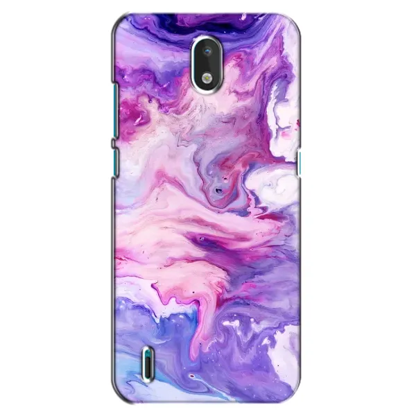 Чехол с рисунком «Фиолетовый мрамор» для Nokia 1.3 Чехол с рисунком «Фиолетовый мрамор» для Nokia 1.3