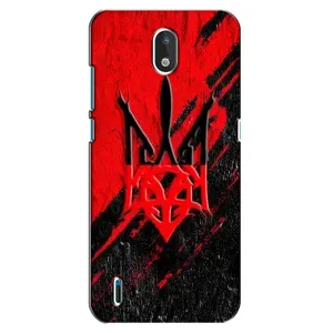 Чехлы УПА (Красно-Чёрный) на Nokia 1.3 (Герб в цвете УПА)