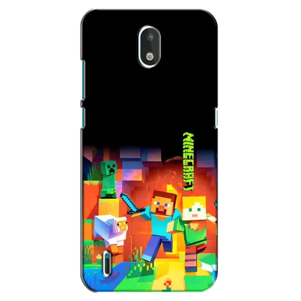Чехол с рисунком «Герой Майнкрафт» для Nokia 1.3 Чехол с рисунком «Герой Майнкрафт» для Nokia 1.3