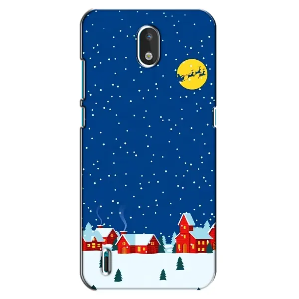 Чехол с рисунком «Город в снегу» для Nokia 1.3 Чехол с рисунком «Город в снегу» для Nokia 1.3