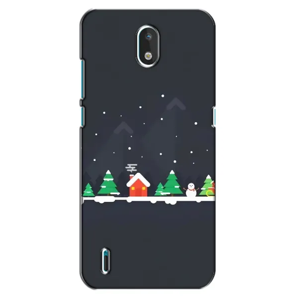 Чехол с рисунком «Город зимний» для Nokia 1.3 Чехол с рисунком «Город зимний» для Nokia 1.3