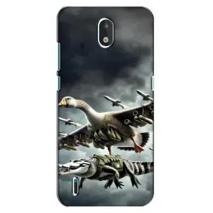 Чехол с рисунком «Гусини и крокодило» для Nokia 1.3