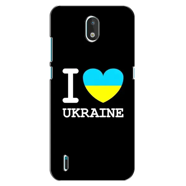 Чохол з малюнком «I Love Ukraine» для Nokia 1.3 Чохол з малюнком «I Love Ukraine» для Nokia 1.3